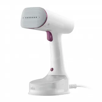 Aparat de calcat vertical cu aburi Braun GS 5011 PU, Alb | Violet