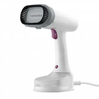 Aparat de calcat vertical cu aburi Braun GS 5011 PU, Alb | Violet