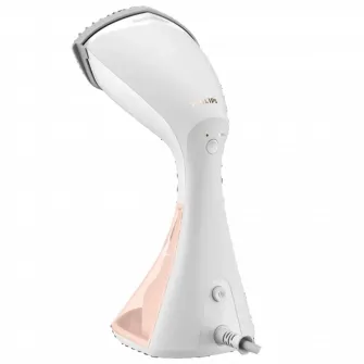 Aparat de calcat vertical cu aburi PHILIPS GC801/10, Alb | Roz