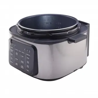 Aparat de gatit multifunctional sub presiune Hisense HMC6SBK, Negru | Otel inoxidabil