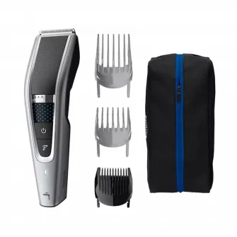 Aparat de tuns Philips HC5630/15, 0.5-28 mm, 28 trepte, Litiu Ion, Lavabil, Argintiu