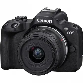 Aparat Foto Mirrorless Canon EOS R50 Black Content Creator Kit