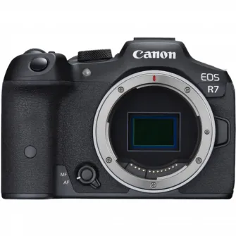 Aparat Foto Mirrorless Canon EOS R7 Body & Adapter EF-EOS R, Negru
