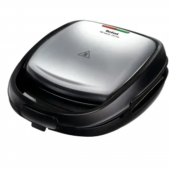 Aparat pentru sandwich multifunctional Tefal SW341D12, Argintiu | Negru
