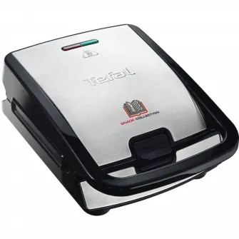 Aparat pentru sandwich multifunctional Tefal SW854D16, Negru / Argintiu