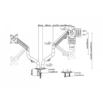 Arm for 2 monitors 17