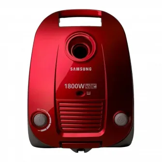 Aspirator cu sac Samsung VCC4181V37/SBW, 3.0 l  si mai mult, 1800 W, 82 dB, Rosu