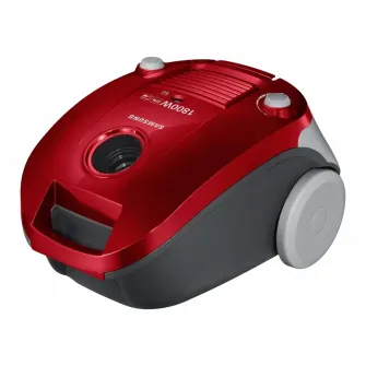 Aspirator cu sac Samsung VCC4181V37/SBW, 3.0 l  si mai mult, 1800 W, 82 dB, Rosu