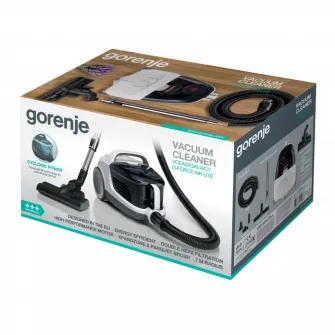 Aspirator fara sac GORENJE G Force Air Lite VCEA02GALWCY, 700W, 3.3l, 67dB, alb