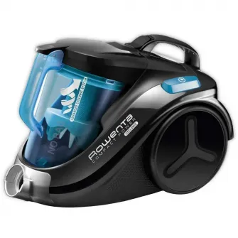 Aspirator Traditional Rowenta Compact Power, Negru/turcoaz