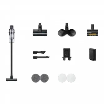 Aspirator Vertical Samsung Jet 75, Negru | Argintiu