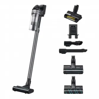 Aspirator Vertical Samsung Jet 75E Complete, Negru | Argintiu