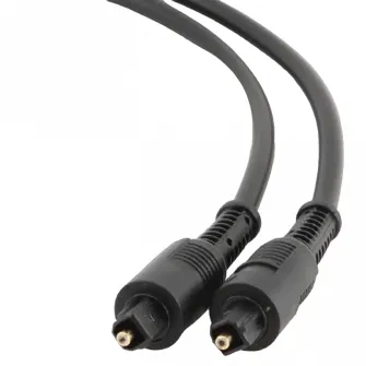Аудиокабель Cablexpert CC-OPT-1M, Toslink - Toslink, 1м, Чёрный