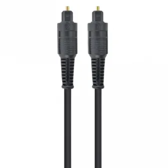 Аудиокабель Cablexpert CC-OPT-1M, Toslink - Toslink, 1м, Чёрный