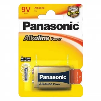 Baterie dreptunghiulara Panasonic 6LR61REB, Crona, 1buc.