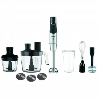 Blender de mana Tefal HB95LD38, Negru Argintiu