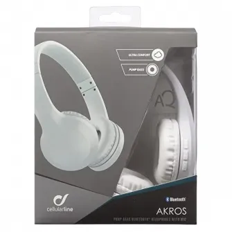 Bluetooth headset, Cellular AKROS light, White