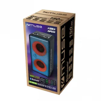 Boxa portabila MUSE M-1808 DJ, Negru