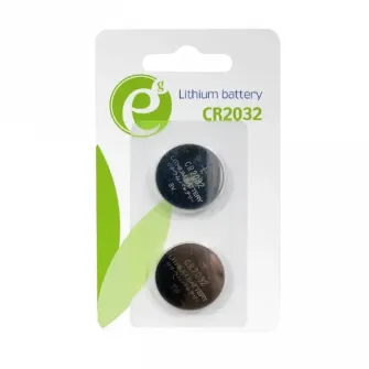 Button Cell Battery Energenie EG-BA-CR2032-01, CR2032, 2pcs.