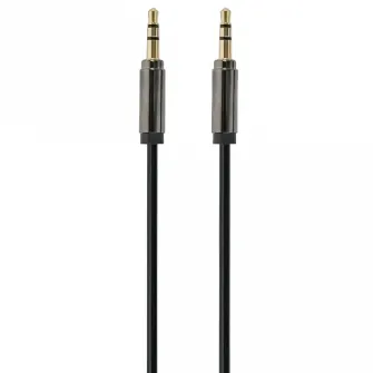 Аудио адаптер Cablexpert CCAP-444-0.75M, 3.5mm 3-pin (M) - 3.5mm 3-pin (M), 0,75м, Чёрный