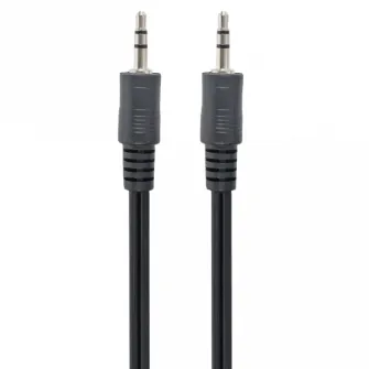 Аудиокабель Cablexpert CCA-404-5M, 3.5mm 3-pin (M) - 3.5mm 3-pin (M), 5м, Чёрный