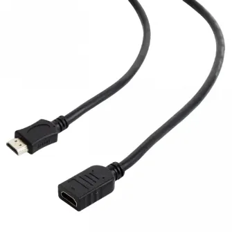 Cable HDMI male to HDMI female 4.5m Cablexpert male-female, V1.4, Black, CC-HDMI4X-15