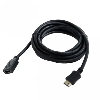Cable HDMI male to HDMI female 4.5m Cablexpert male-female, V1.4, Black, CC-HDMI4X-15
