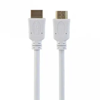 Cable HDMI to HDMI 1.8m Cablexpert, male-male, V1.4, WHITE, CC-HDMI4-W-6
