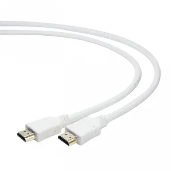 Cable HDMI to HDMI 1.8m Cablexpert, male-male, V1.4, WHITE, CC-HDMI4-W-6