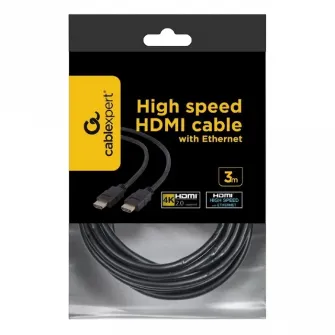 Cable HDMI to HDMI 3.0m Gembird male-male, V1.4, Black, CC-HDMI4-10