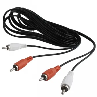 Cable RCA*2 - RCA*2, 1.8m, Cablexpert, CCA-2R2R-6