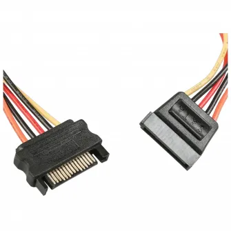Cable SATA power extention cable, 0.3 m, Cablexpert CC-SATAMF-01