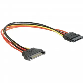 Cable SATA power extention cable, 0.3 m, Cablexpert CC-SATAMF-01