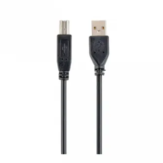 Cable USB, AM/BM, 1.8 m, USB2.0, High quality, Cablexpert, Black, CCP-USB2-AMBM-6
