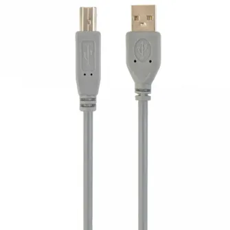 Cable USB, AM/BM, 1.8 m, USB2.0, High quality, Cablexpert, Grey, CCP-USB2-AMBM-6G