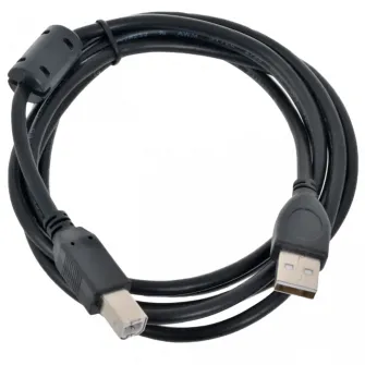 Cable USB, AM/BM, 1.8 m, USB2.0 Premium quality with ferrite core, CCF-USB2-AMBM-6