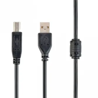Cable USB, AM/BM, 3.0 m, USB2.0 Premium quality with ferrite core, CCF-USB2-AMBM-10
