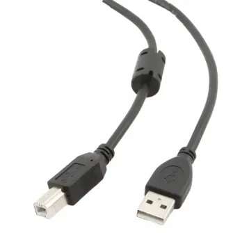 Cable USB, AM/BM, 3.0 m, USB2.0 Premium quality with ferrite core, CCF-USB2-AMBM-10