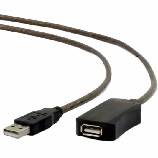 Удлинитель Cablexpert UAE-01-10M, USB Type-A (F)/USB Type-A (F), 10м, Чёрный