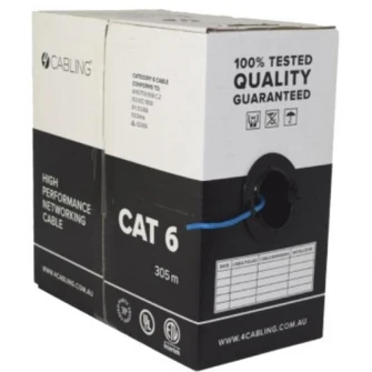 Cable UTP Cat.6, 23awg COPPER, 305M/CTN grey color APC carton packing