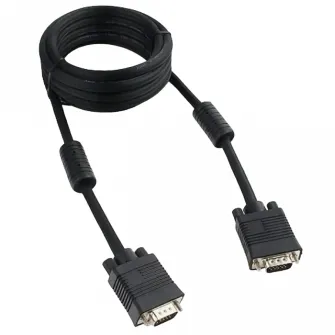 Cable VGA Premium 3.0m, HD15M/HD15M Black, Cablexpert, CC-PPVGA-10-B