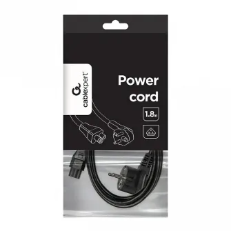 Cablu de alimentare Cablexpert PC-186-ML12, 1,8m, Negru