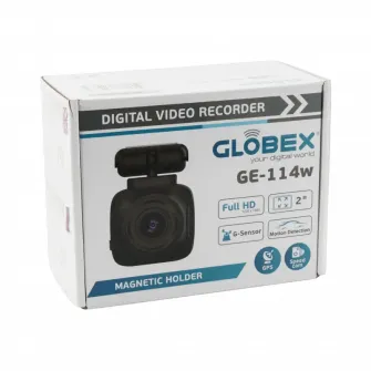 Camera auto DVR Globex GE-114w, Negru