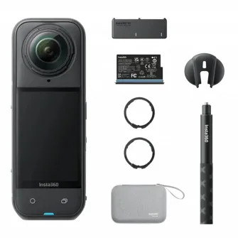Camera Video Sport Insta360 X5 Essentials Bundle, Negru