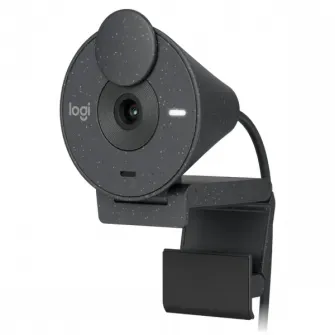 Веб-камера Logitech BRIO 300, Full-HD 1080P, Серый