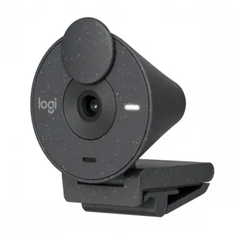Веб-камера Logitech BRIO 300, Full-HD 1080P, Серый