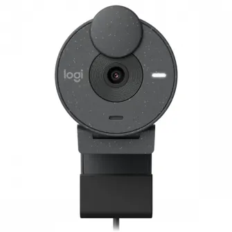 Веб-камера Logitech BRIO 300, Full-HD 1080P, Серый