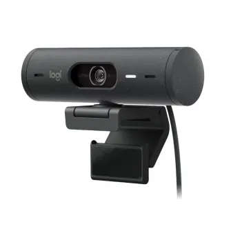 Веб-камера Logitech BRIO 500, Full-HD 1080P, Серый