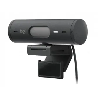 Веб-камера Logitech BRIO 500, Full-HD 1080P, Серый