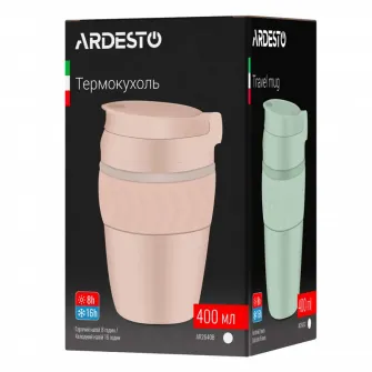 Cana termos Ardesto AR2640BT, 0,4L, Negru